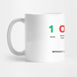 Without working on your goals, skills remain zeros Mug